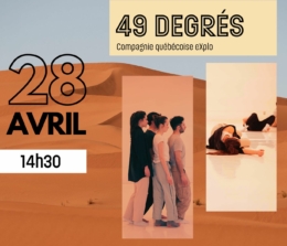 Sortie de résidence théâtre/danse « 49 degrés »