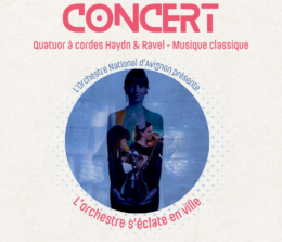 Un concert de musique classique par l’Orchestre National d’Avignon
